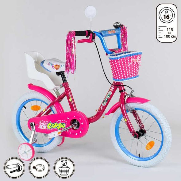 Купить Велосипед 2-х колёсный CORSO 16" 1647 1 570 грн недорого