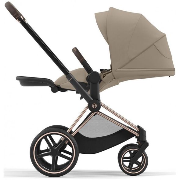 Купити Коляска дитяча 2 в 1 Cybex Priam Cozy Beige шасі Rosegold 53 600 грн недорого, дешево