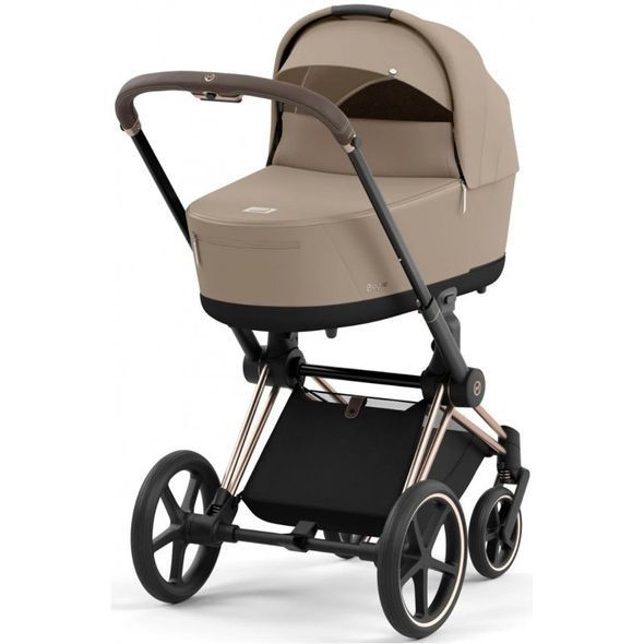 Купить Коляска 2 в 1 Cybex Priam Cozy Beige шасси Rosegold 57 600 грн недорого