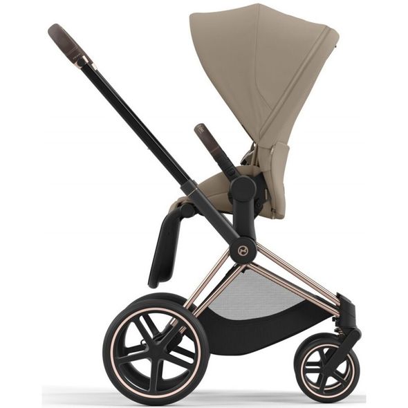 Купити Коляска дитяча 2 в 1 Cybex Priam Cozy Beige шасі Rosegold 53 600 грн недорого, дешево