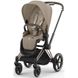 Купити Коляска дитяча 2 в 1 Cybex Priam Cozy Beige шасі Rosegold 53 600 грн недорого