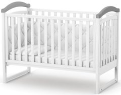 Купити Ліжечко дитяче Верес ЛД6 біло-графітове 5 990 грн недорого, дешево
