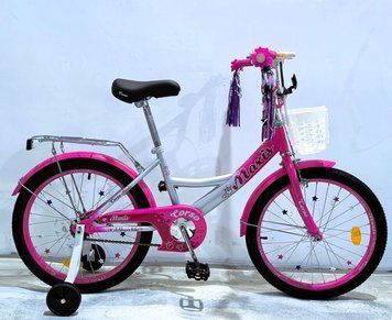 Купить Детский велосипед CORSO 20" Maxis MX-32693 (стальная рама, ручные томоза, дополнительные колеса) 4 328 грн недорого