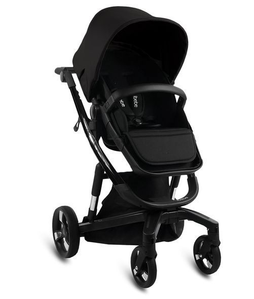 Купити Коляска дитяча 2 в 1 Ibebe istop 17 Чорна екошкіра 28 790 грн недорого, дешево