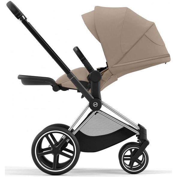 Купити Коляска дитяча 2 в 1 Cybex Priam Cozy Beige шасі Chrome Black 51 600 грн недорого, дешево