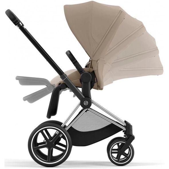 Купити Коляска дитяча 2 в 1 Cybex Priam Cozy Beige шасі Chrome Black 51 600 грн недорого, дешево