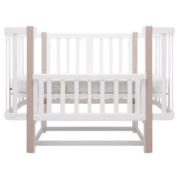 Купити Ліжко Babyroom Місяць LU-2 маятник білий/капучино 6 999 грн недорого, дешево