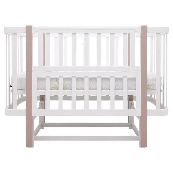 Купити Ліжко Babyroom Місяць LU-2 маятник білий/капучино 6 999 грн недорого, дешево