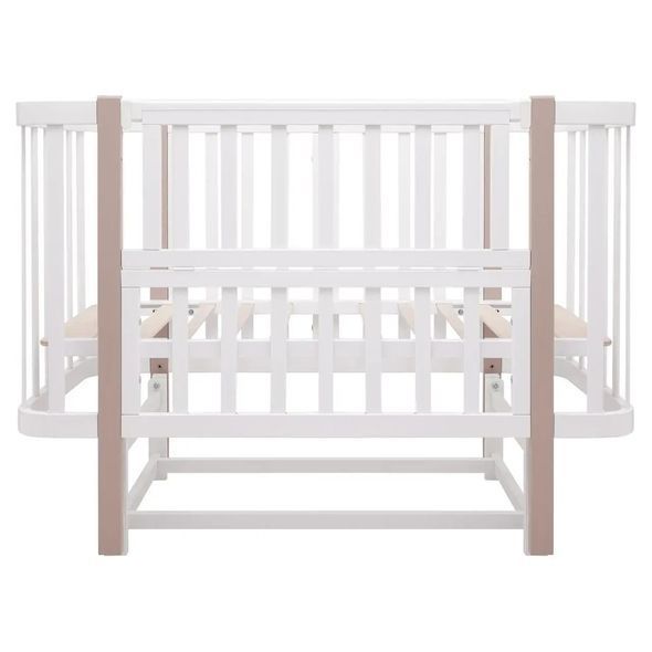 Купити Ліжко Babyroom Місяць LU-2 маятник білий/капучино 6 999 грн недорого, дешево