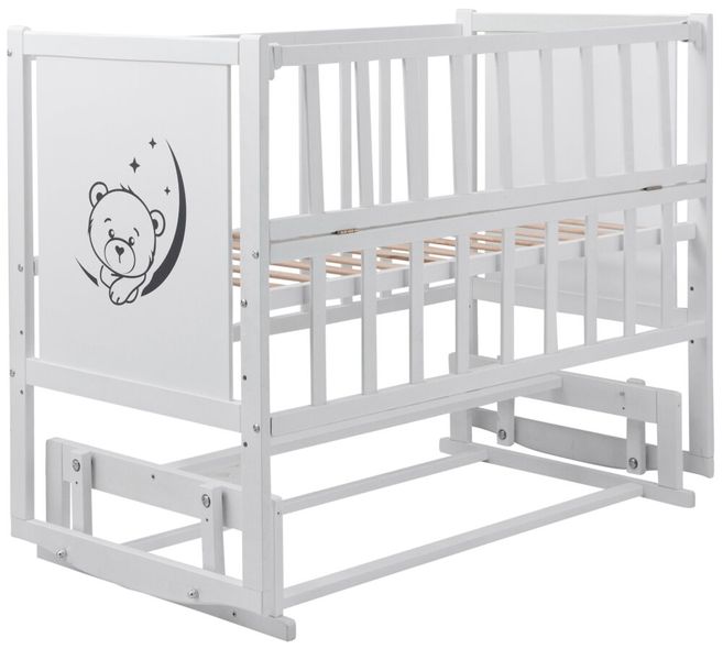Купить Кровать Babyroom Тедди ТР-02 (маятник, откидной бок) 2 050 грн недорого