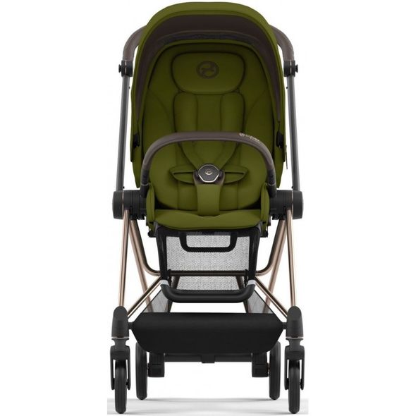 Купити Коляска дитяча 2 в 1 Cybex Mios Lux Khaki Green шасі Rose Gold 36 590 грн недорого, дешево