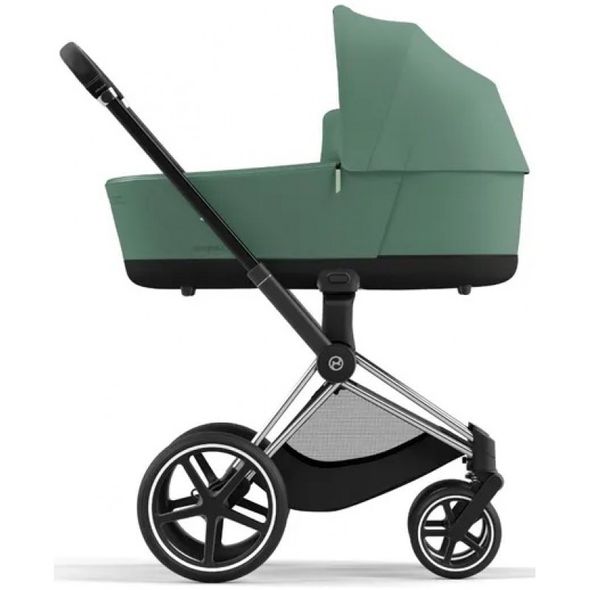 Купити Коляска дитяча 2 в 1 Cybex Priam Leaf Green шасі Chrome Black 51 600 грн недорого, дешево