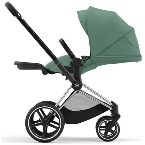 Купити Коляска дитяча 2 в 1 Cybex Priam Leaf Green шасі Chrome Black 51 600 грн недорого, дешево