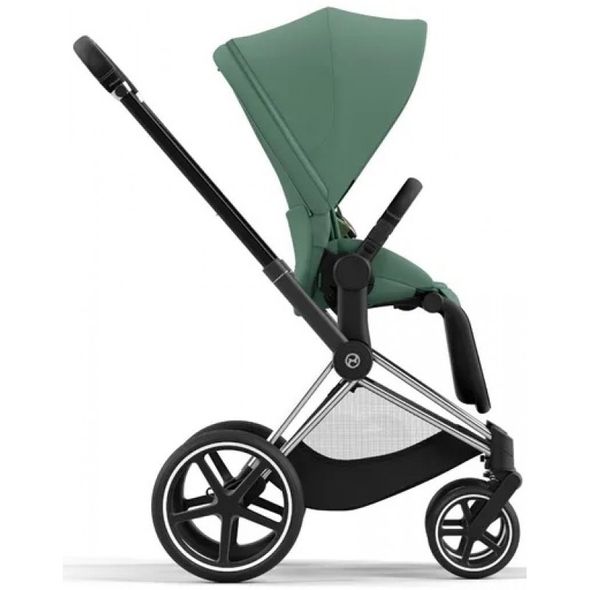 Купити Коляска дитяча 2 в 1 Cybex Priam Leaf Green шасі Chrome Black 51 600 грн недорого, дешево