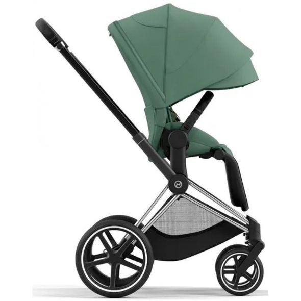 Купити Коляска дитяча 2 в 1 Cybex Priam Leaf Green шасі Chrome Black 51 600 грн недорого, дешево