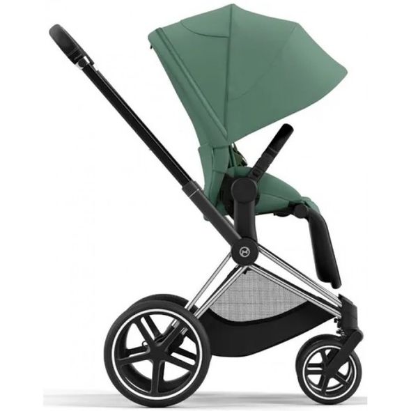 Купити Коляска дитяча 2 в 1 Cybex Priam Leaf Green шасі Chrome Black 51 600 грн недорого, дешево