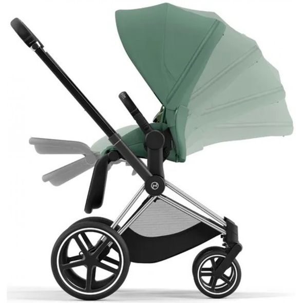 Купити Коляска дитяча 2 в 1 Cybex Priam Leaf Green шасі Chrome Black 51 600 грн недорого, дешево