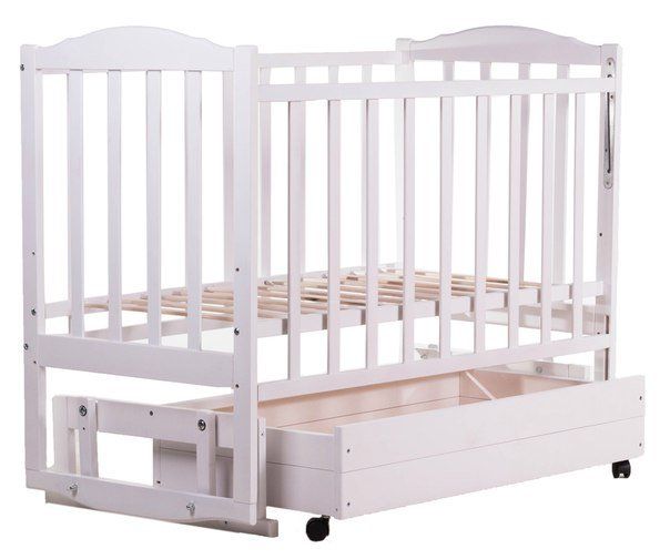 Купити Ліжко Babyroom Зайченя Z301 біле (маятник, ящик) 2 200 грн недорого, дешево
