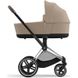 Купити Коляска дитяча 2 в 1 Cybex Priam Cozy Beige шасі Chrome Brown 51 600 грн недорого