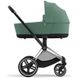 Купити Коляска дитяча 2 в 1 Cybex Priam Leaf Green шасі Chrome Black 51 600 грн недорого