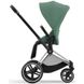 Купити Коляска дитяча 2 в 1 Cybex Priam Leaf Green шасі Chrome Black 51 600 грн недорого