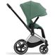 Купити Коляска дитяча 2 в 1 Cybex Priam Leaf Green шасі Chrome Black 51 600 грн недорого