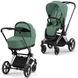 Купити Коляска дитяча 2 в 1 Cybex Priam Leaf Green шасі Chrome Black 51 600 грн недорого