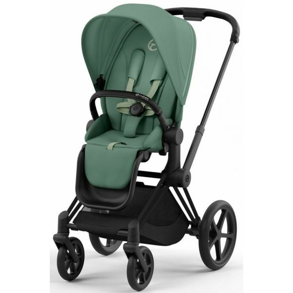 Купити Коляска дитяча 2 в 1 Cybex Priam Leaf Green шасі Matt Black 51 600 грн недорого, дешево