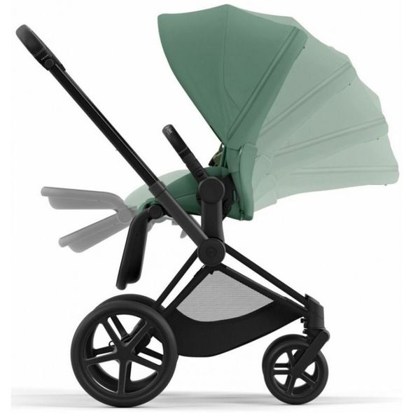 Купити Коляска дитяча 2 в 1 Cybex Priam Leaf Green шасі Matt Black 51 600 грн недорого, дешево