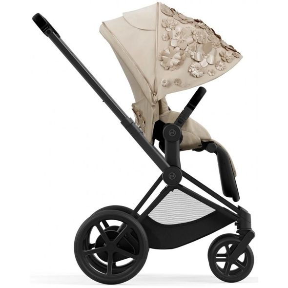 Купити Коляска дитяча 2 в 1 Cybex Priam Simply Flowers Beige шасі Matt Black 63 690 грн недорого, дешево