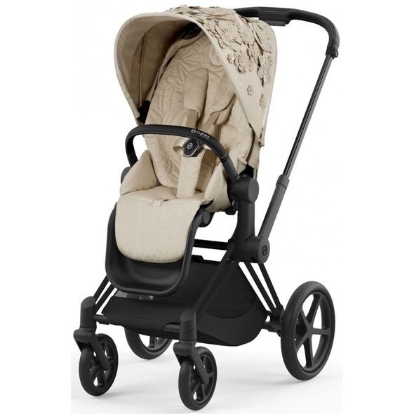 Купити Коляска дитяча 2 в 1 Cybex Priam Simply Flowers Beige шасі Matt Black 63 690 грн недорого, дешево