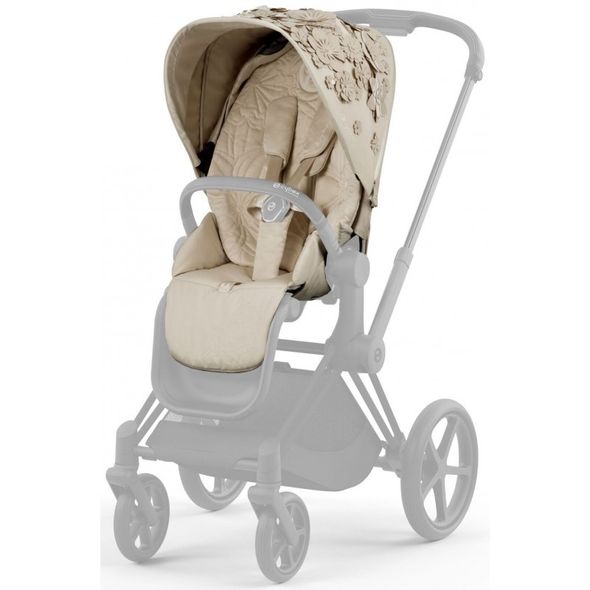 Купити Коляска дитяча 2 в 1 Cybex Priam Simply Flowers Beige шасі Matt Black 63 690 грн недорого, дешево