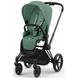 Купити Коляска дитяча 2 в 1 Cybex Priam Leaf Green шасі Matt Black 51 600 грн недорого