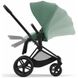 Купити Коляска дитяча 2 в 1 Cybex Priam Leaf Green шасі Matt Black 51 600 грн недорого