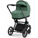 Купити Коляска дитяча 2 в 1 Cybex Priam Leaf Green шасі Matt Black 51 600 грн недорого, дешево