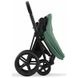 Купити Коляска дитяча 2 в 1 Cybex Priam Leaf Green шасі Matt Black 51 600 грн недорого