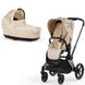 Купити Коляска дитяча 2 в 1 Cybex Priam Simply Flowers Beige шасі Matt Black 63 690 грн недорого