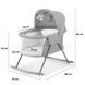 Купити Люлька-качалка 3 в 1 Kinderkraft Lovi Grey 3 890 грн недорого