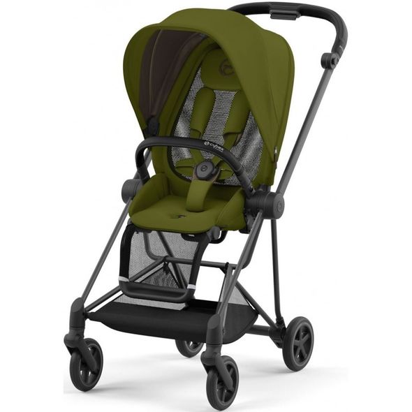 Купити Коляска дитяча 2 в 1 Cybex Mios Lux Khaki Green шасі Matt Black 35 690 грн недорого, дешево