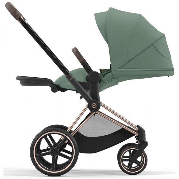 Купити Коляска дитяча 2 в 1 Cybex Priam Leaf Green шасі Rosegold 53 600 грн недорого, дешево