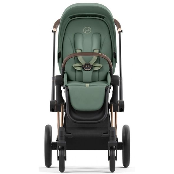 Купити Коляска дитяча 2 в 1 Cybex Priam Leaf Green шасі Rosegold 53 600 грн недорого, дешево