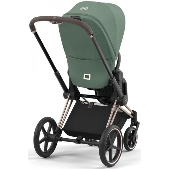 Купити Коляска дитяча 2 в 1 Cybex Priam Leaf Green шасі Rosegold 53 600 грн недорого, дешево