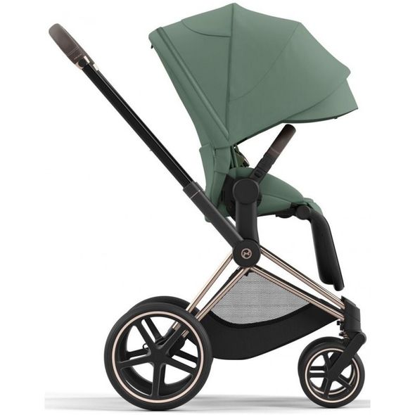 Купити Коляска дитяча 2 в 1 Cybex Priam Leaf Green шасі Rosegold 53 600 грн недорого, дешево