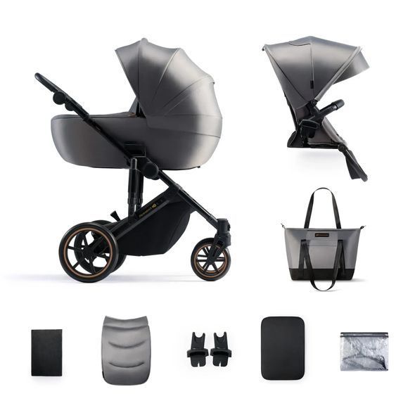 Купити Коляска дитяча 2 в 1 Kinderkraft Prime 2 Shadow Grey 12 990 грн недорого, дешево