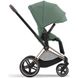 Купити Коляска дитяча 2 в 1 Cybex Priam Leaf Green шасі Rosegold 53 600 грн недорого