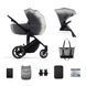 Купити Коляска дитяча 2 в 1 Kinderkraft Prime 2 Shadow Grey 12 990 грн недорого