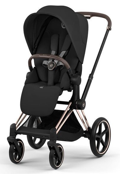 Купить Коляска 2 в 1 Cybex Priam Comfort Sepia Black шасси Rosegold 55 700 грн недорого