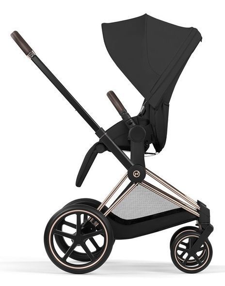 Купить Коляска 2 в 1 Cybex Priam Comfort Sepia Black шасси Rosegold 55 700 грн недорого