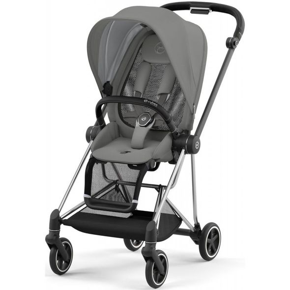 Купити Коляска дитяча 2 в 1 Cybex Mios Lux Mirage Grey шасі Chrome Black 37 090 грн недорого, дешево