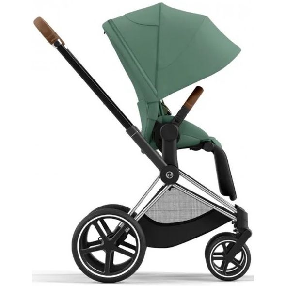 Купити Коляска дитяча 2 в 1 Cybex Priam Leaf Green шасі Chrome Brown 51 600 грн недорого, дешево